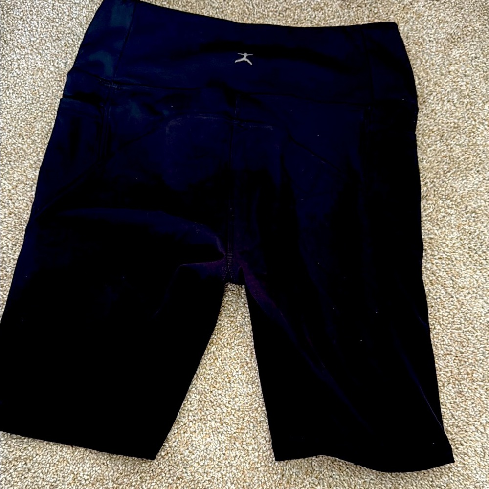 Danskin Black Bike Shorts Stretchy Mid-Thigh New Never Worn